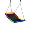 Kids Outdoor Swing with Oxford Fabric and Steel Frame Adjustable Rope Foam Padding for Safety